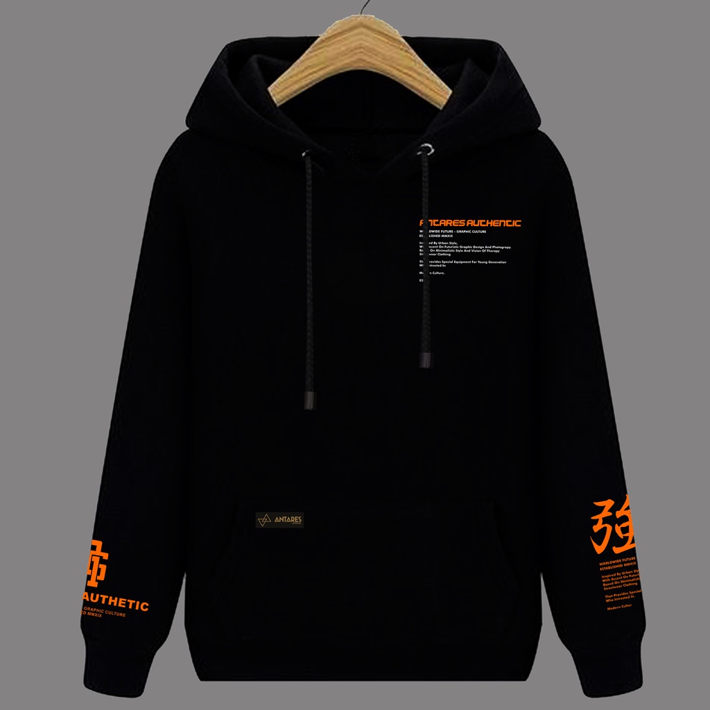 SWEATER HOODIE PRIA DISTRO ANTARAES AHTHENTIC SIZE L-XL URBAN