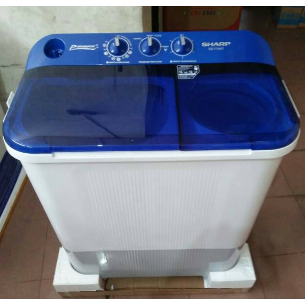 Mesin cuci Sharp ES-T75NT- PK/BL 2 tabung 7 kg 199watt