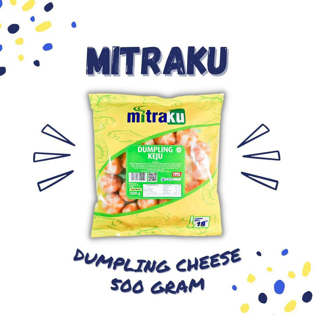 

ADDRIELLA - MITRAKU DUMPLING KEJU 500gr | MITRAKU/FROZENFOOD/FROZENFOOD MURAH