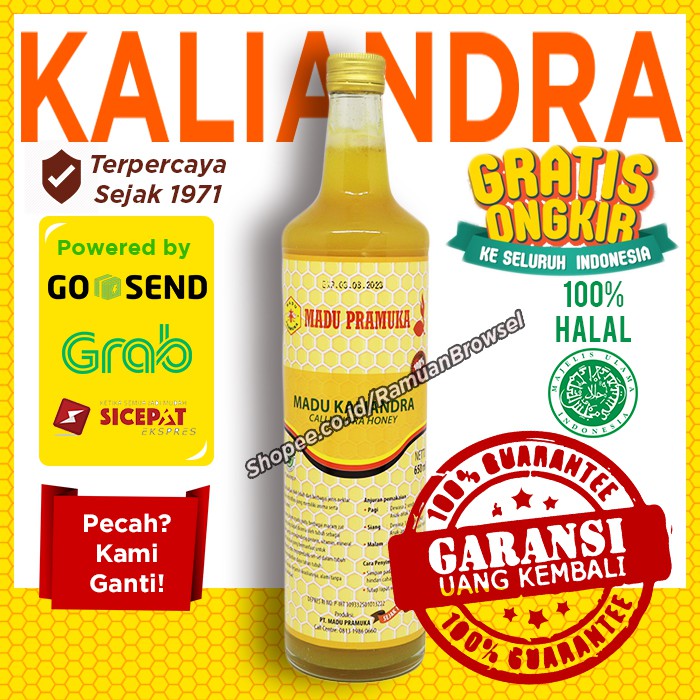 

Madu Pramuka Kaliandra 650 ml
