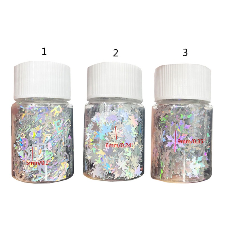 Siy Payet Glitter Bentuk Daun Maple 3d Untuk Dekorasi Nail Art Akrilikresin Diy