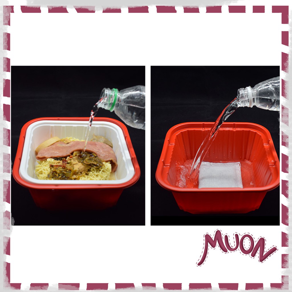 Self-heating pack/ Heat pack for food/Pemanas makanan instan/Flameless MRI Tanpa Api(box pisah)