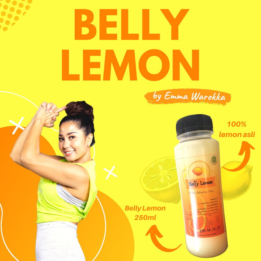 

Belly Lemon (250 ml)/ 100% air lemon asli