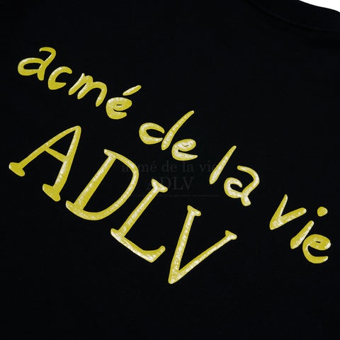 ADLV Glossy Basic Logo Tee Black 100% Original
