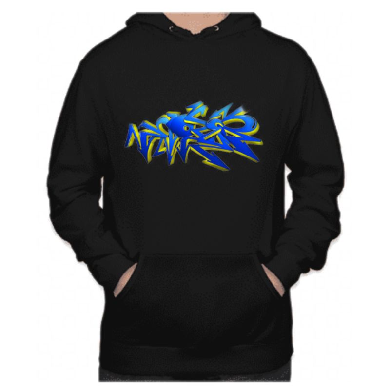 Hoodie Street Art Graffiti / Hoodie Unisex Pria dan Wanita / Hoodie Cotton Fleece Tebal Dan Lembut U