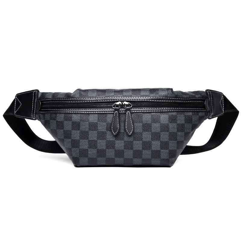 tas selempang distro keren Simpel tas dada kekinian anti air besar polos Casual murah pria slempang 