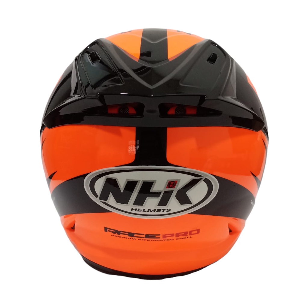 HELM FULL FACE NHK MOTIF RACE PRO ZR 650 ORANGE FLO