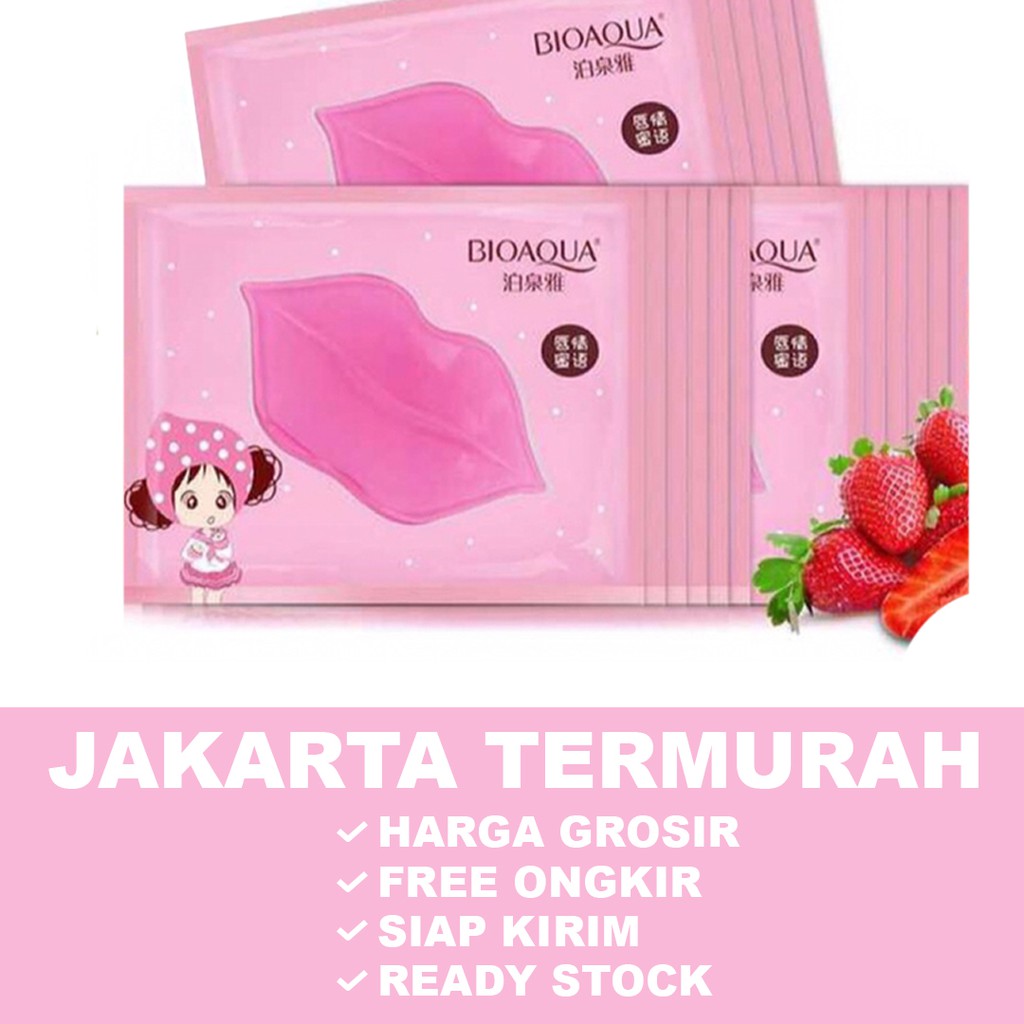 ãTERMURAHã'MASKER BIBIR BIOAQUA/BIOAQUA COLLAGEN LIP MASK / BIOAQUA LIP