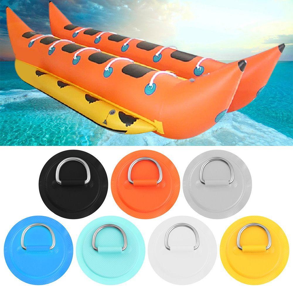 Augustina Papan Surfing Perahu Patch Olahraga Air Laut Stainless Steel Perahu Patch Deck Rigging Sup Bulat Ring Pad