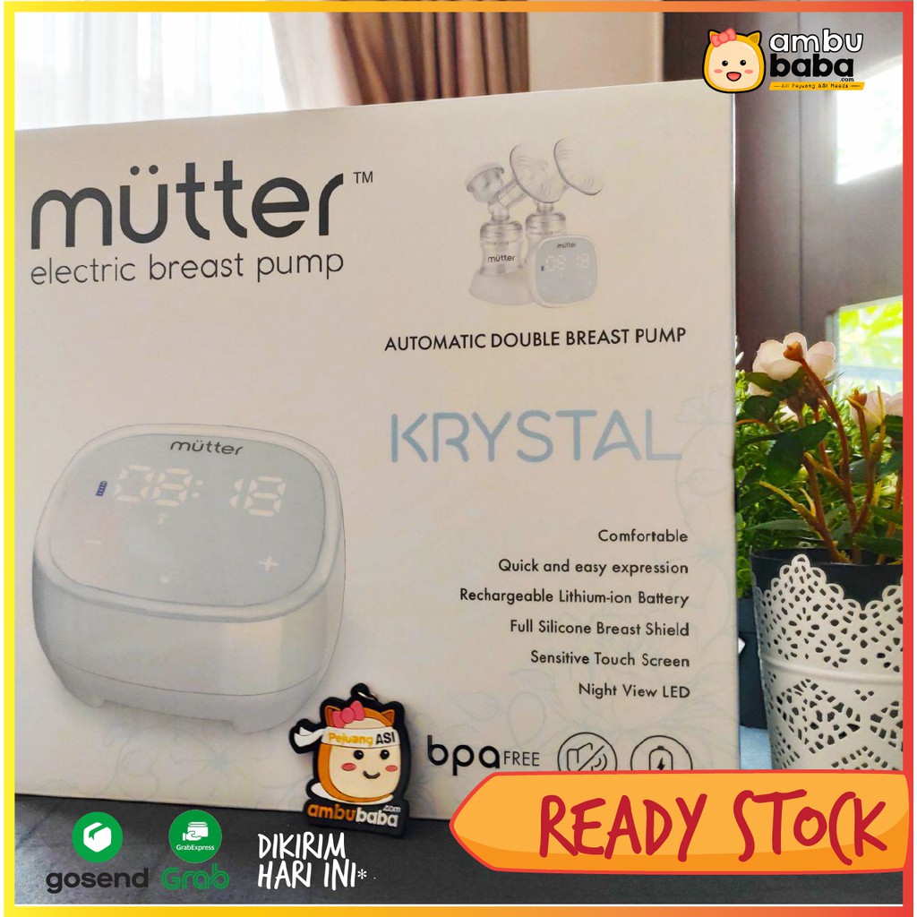 MUTTER KRYSTAL Pompa ASI Elektrik Double Breast Pump