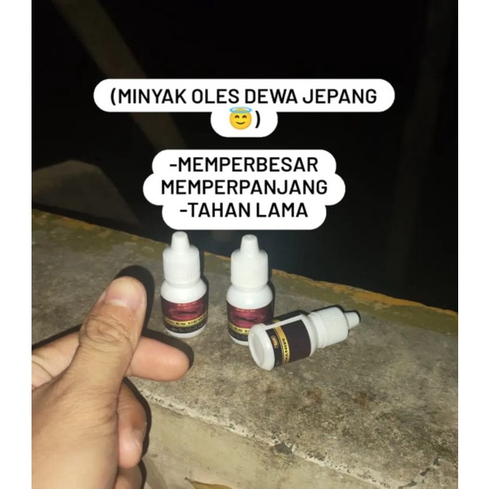 minyak oles dewa jepang ori 3 botol