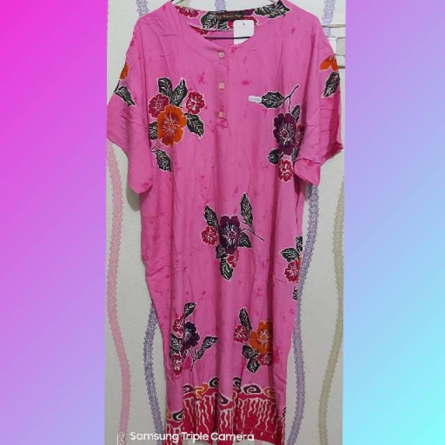 Daster jumbo Sunan Kencana Ungu Label Hitam