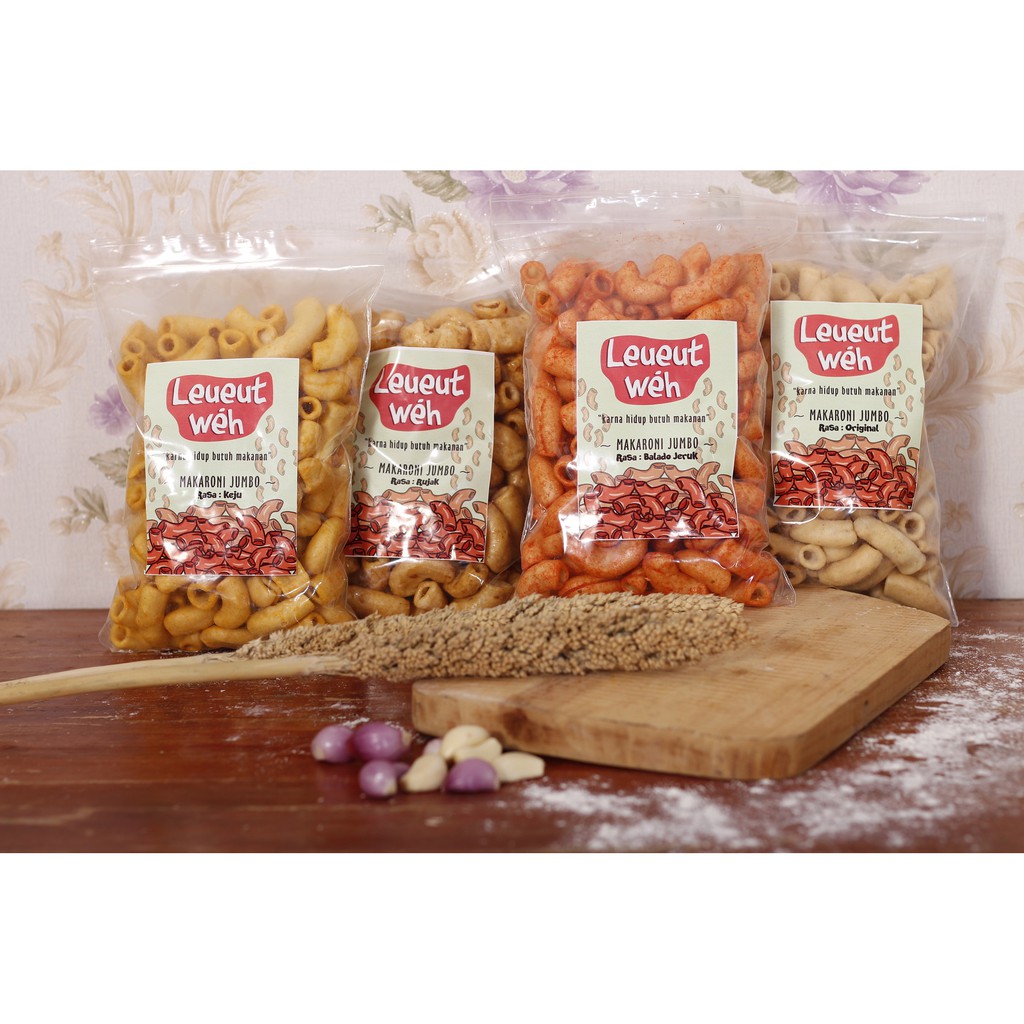

Makaroni Jumbo | Makaroni Leueut Weh 200g & 100g