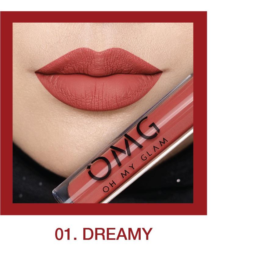 ☼ OMG OH MY GLAM Matte Kiss Lip Cream 01 Dreamy 3.5 g - Lipstick Matte ➣