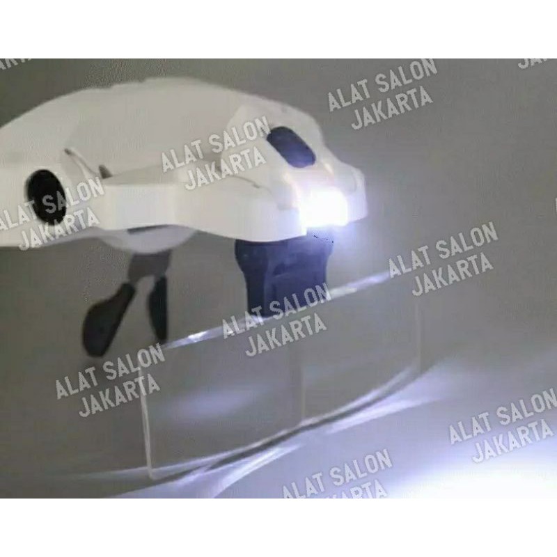 Kaca mata pembesar Kacamata Eyelash Lampu LED Eyelash Kacamata tanam bulu mata sulam alis