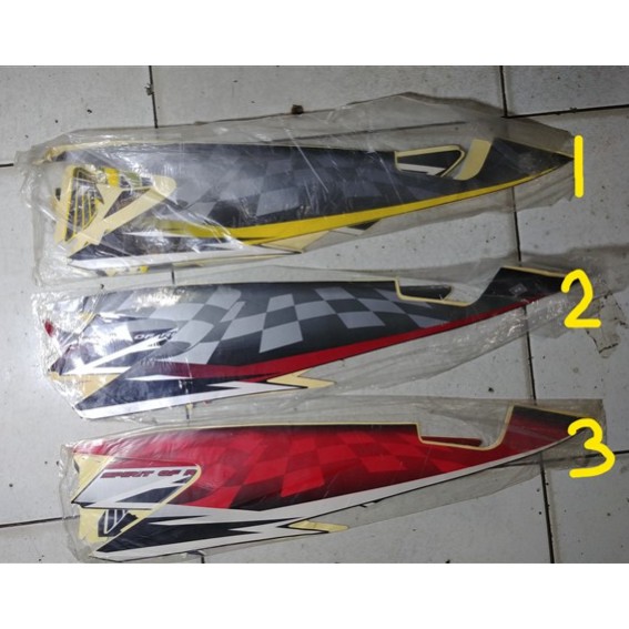 Striping lis&Stiker Body&Stiker Motor Supra X 125 2009 LESTARIMOTOR