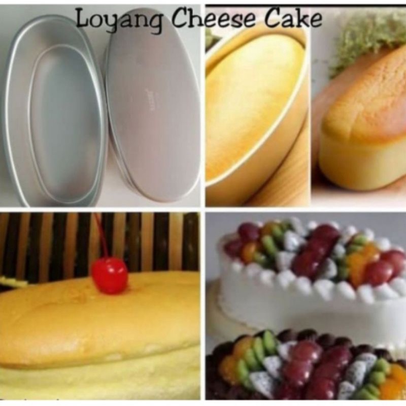 loyang cheese cake / loyang oval
