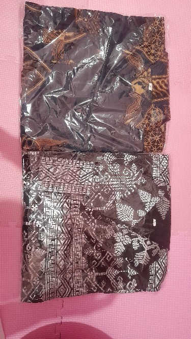 Kayla Batik Hrb026 Kenongo Kemeja Tosca Pendek Padi Pekalongan M L Xl Sogan Tulis Halus Kemeja Batik