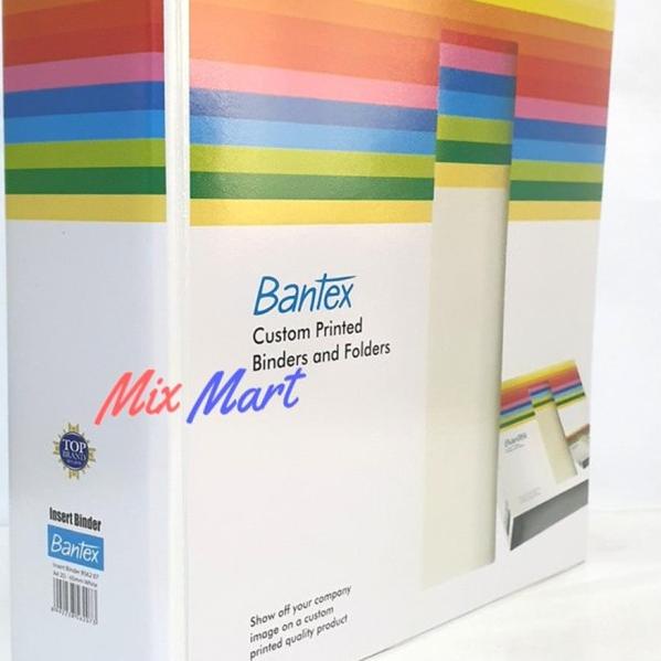 

Bantex 8562 07 Insert Ring Binder A4 2 Ring 65 mm White