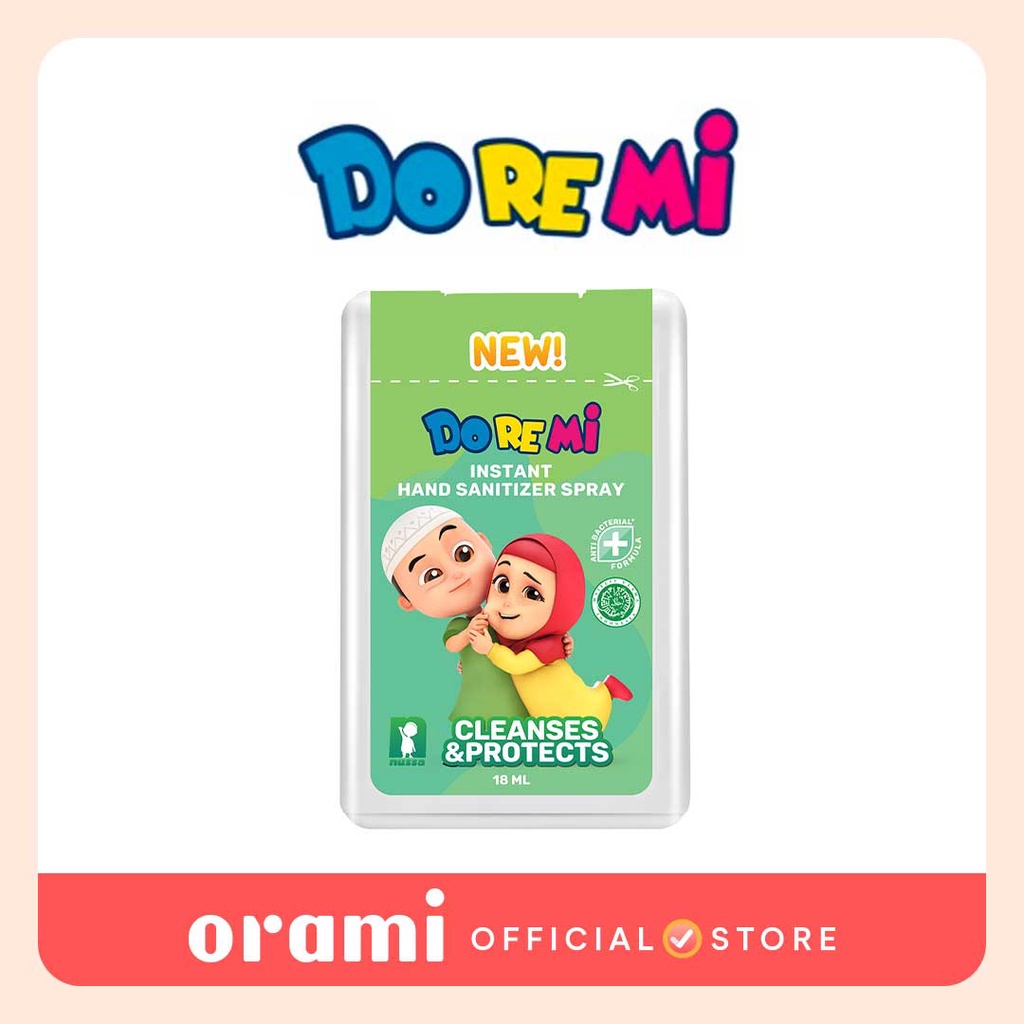 Doremi Instant Hand Sanitizer Spray Nussa