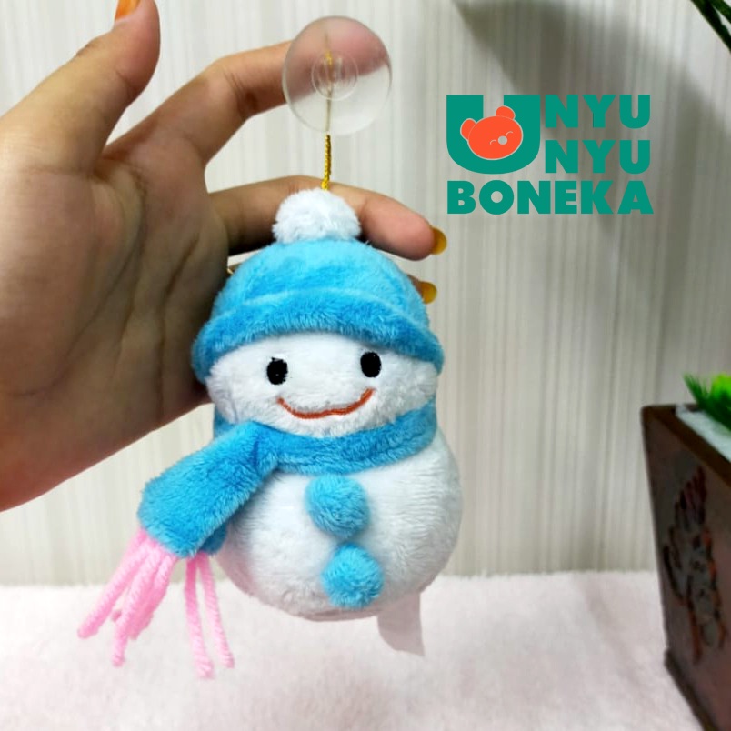 Boneka Natal Snowman 20cm christmas snowball Bola Salju gereja santa rusa