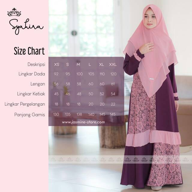 Gamis Syahira set jasmine