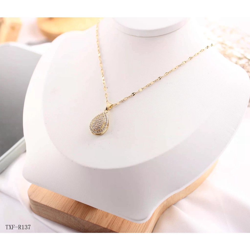 Kalung Titanium Mata Full Perhiasan Fashion 137.110