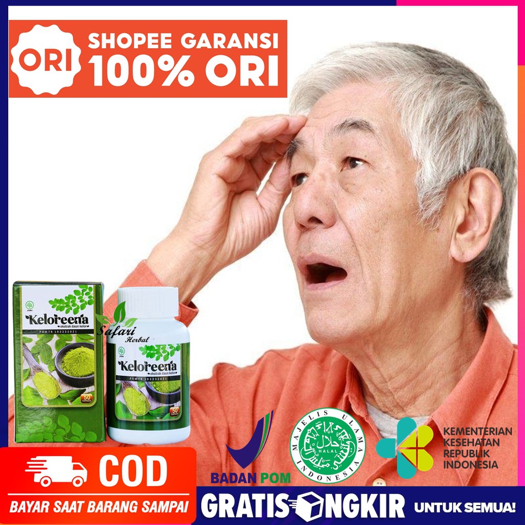 Obat Pikun, Penambah Daya Ingat, Konsentrasi, Kecerdasan, Nutrisi Otak, Alzheimer,  Herbal Keloreena