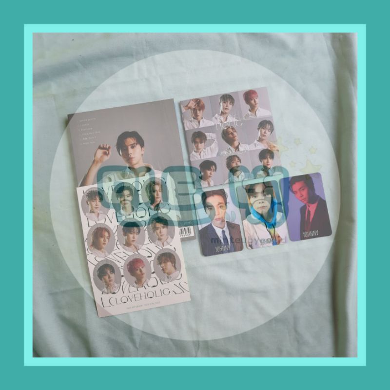 [READY STOCK] NCT Johnny Photocard, Loveholic Binder Resonance AR Ticket etc