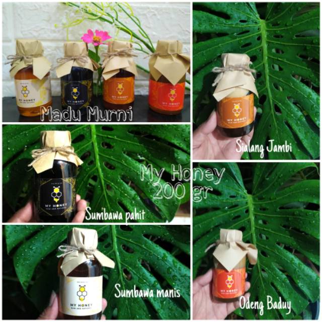 

My Honey Madu Hutan Raw 100% Murni, Madu Sumbawa, Odeng Baduy, Sialang Jambi, Karet Sumatera