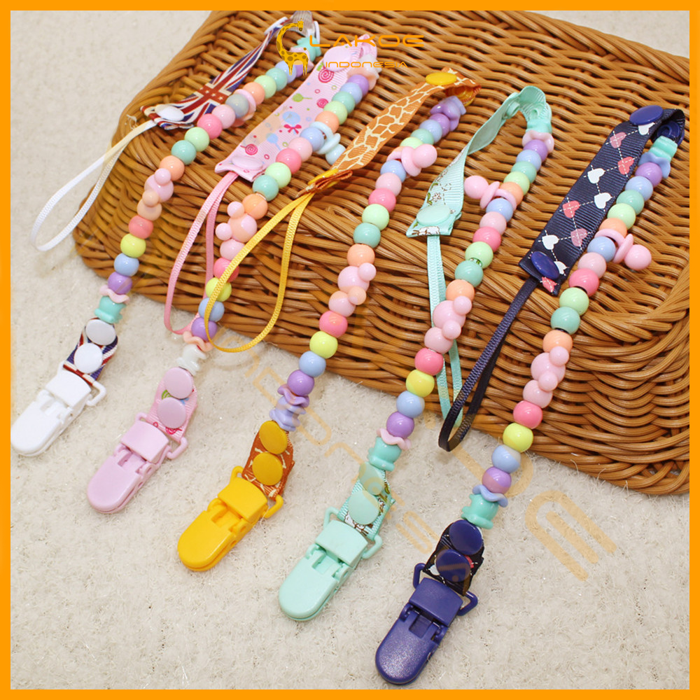 LAKOE Pacifier Clip / Tali Empeng / Tali Dot BPA Free untuk Anak Bayi