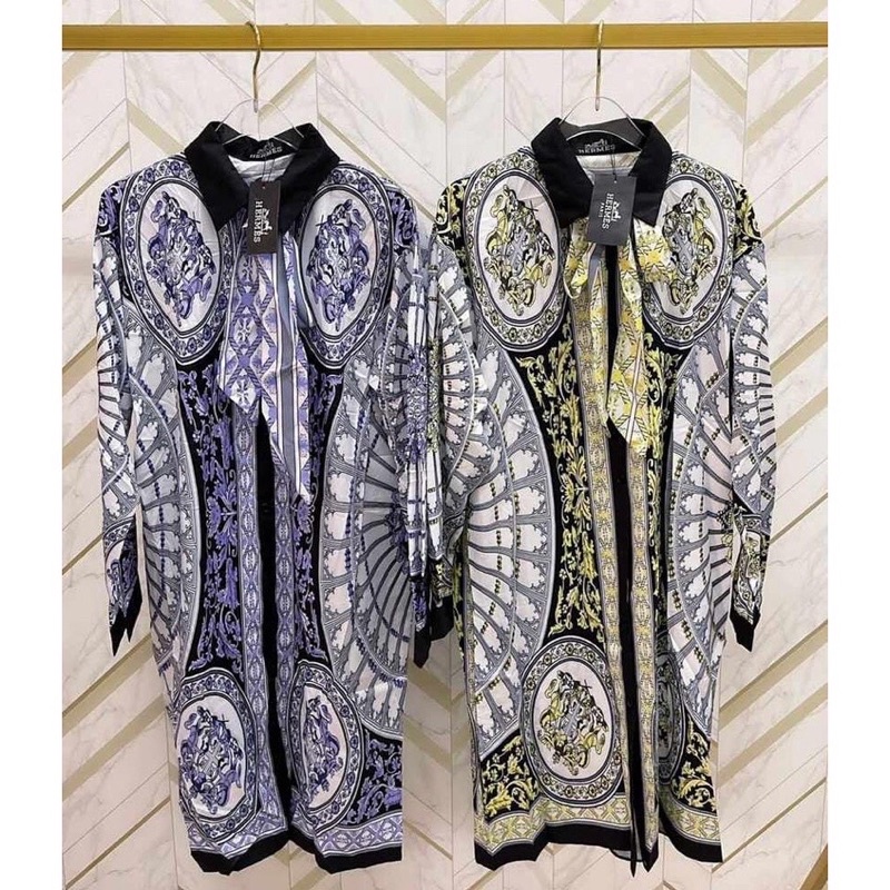 Tunik Import Premium Branded Size Besar // Baju Atasan Wanita Silk Import Bangkok