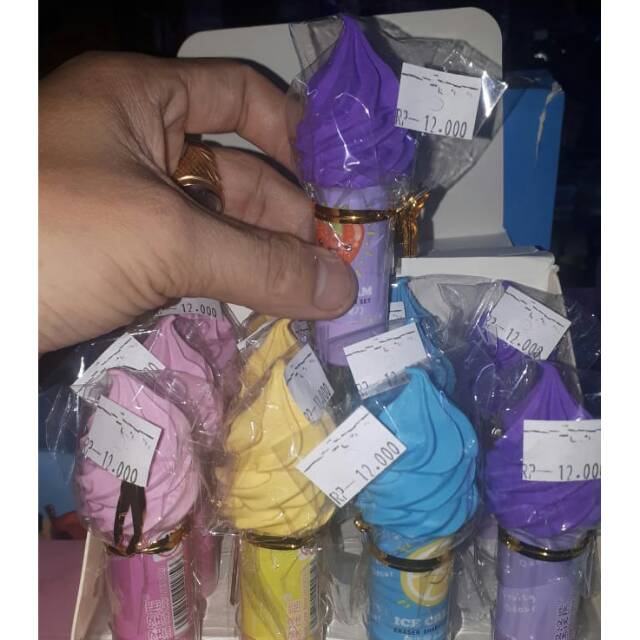 

Ice cream eraser sharpener set fancy import / penghapus rautan es krim 2 in 1 murah / pengasah