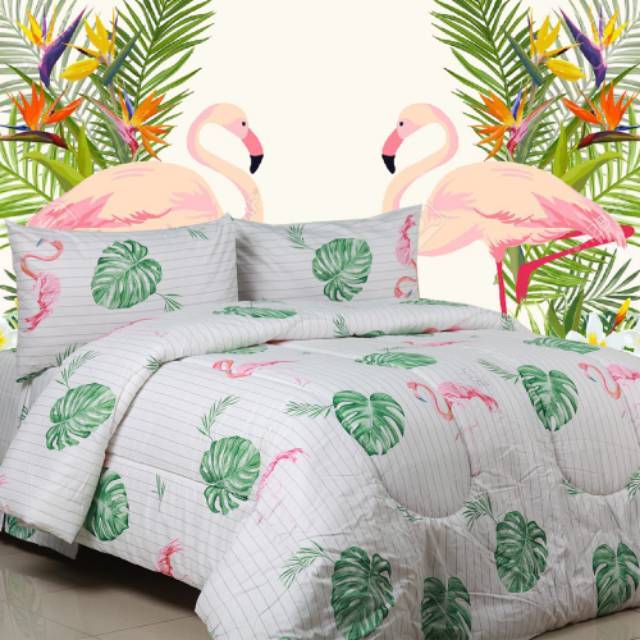 iSpreii Flamingo Salur Putih Krem iSpreii Katun Catra 