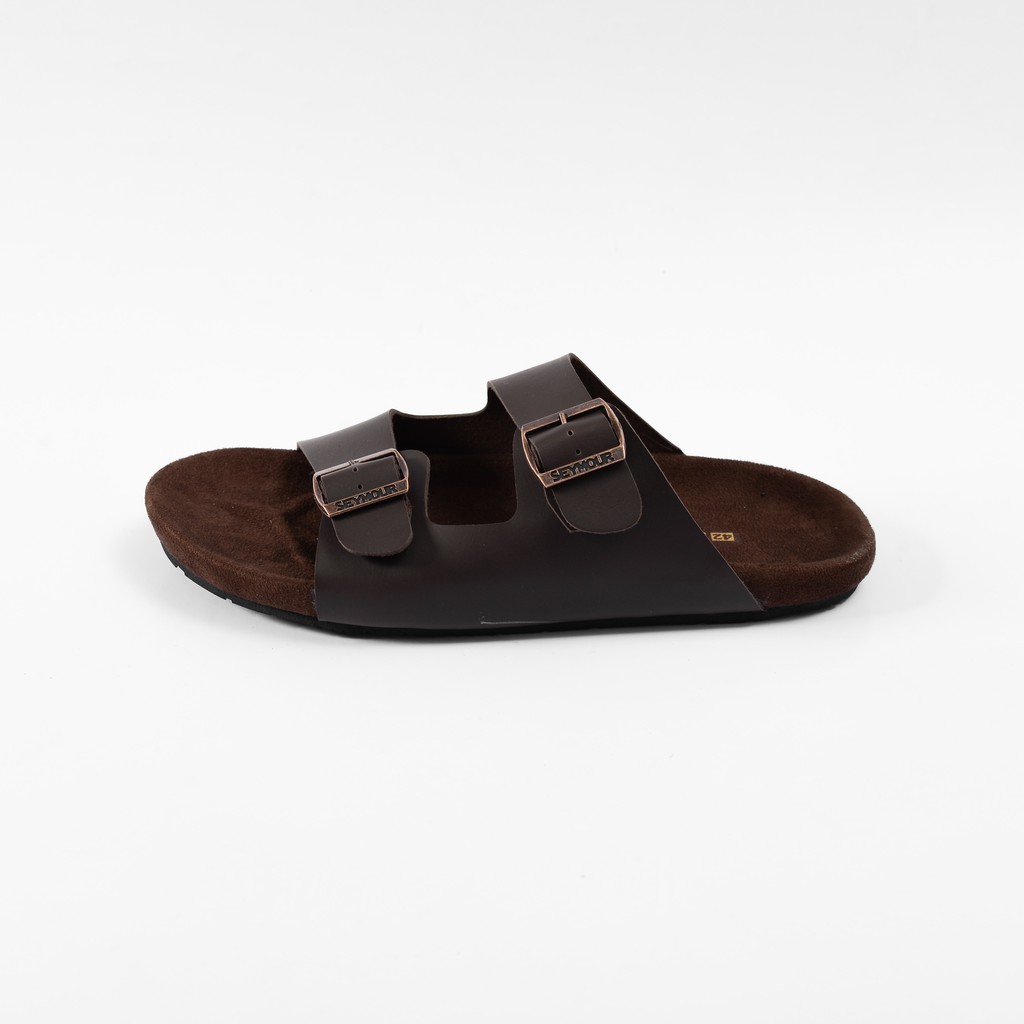 SEYMOUR - Morris Dark Brown Sandal Pria
