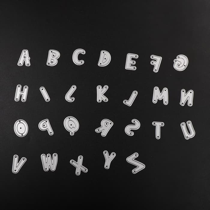 

Cutting Dies - Alphabet 2,1cm Height (26pcs)