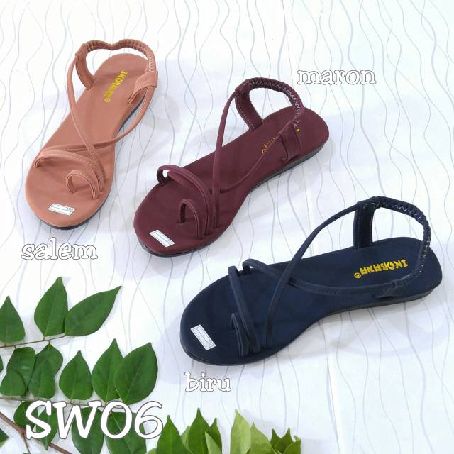 BORNEO SW06  SENDAL JEPIT TALI LUCU DAN CANTIK