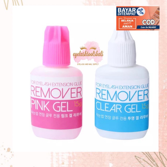 REMOVER CLEAR GEL EYELASH EXTENSION KEMASAN BARU