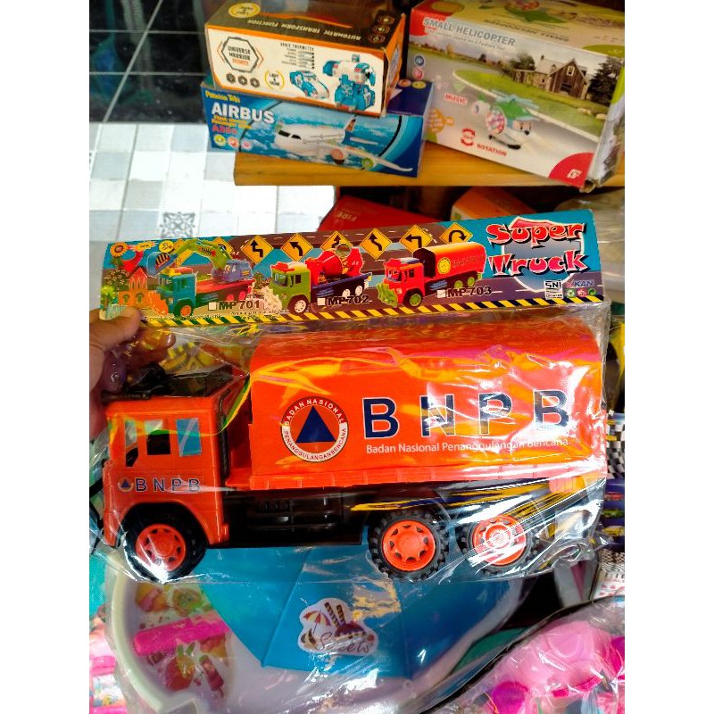 mainan mobil truck bnpb