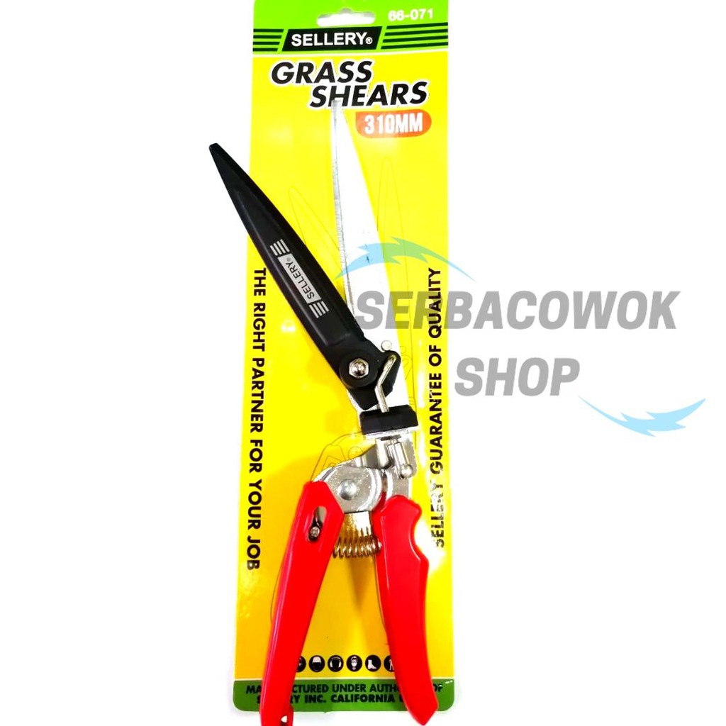 Gunting Rumput 3 Posisi Gunting Sabotan Taman Grass Shears Sellery 310 mm Termurah Berkualitas