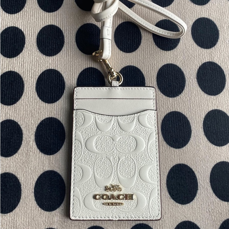 

COACH 73602 lanyard /id card/card holder wanita//lanyard id card / name card Original/Lanyard & Name Tag//lanyard pods 108-2CW73602-D6 gongzhuopai
