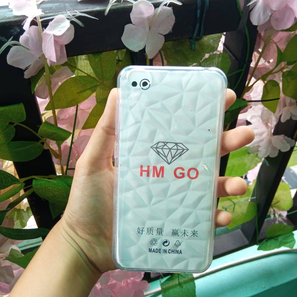 softcase 3D  REDMI GO  6A  5A  Anticrack Case diamond bening