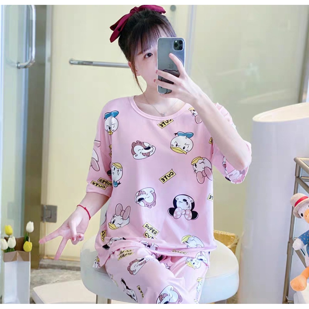 Jual Baju Tidur Dewasa Motif Animasi Indonesia|Shopee Indonesia