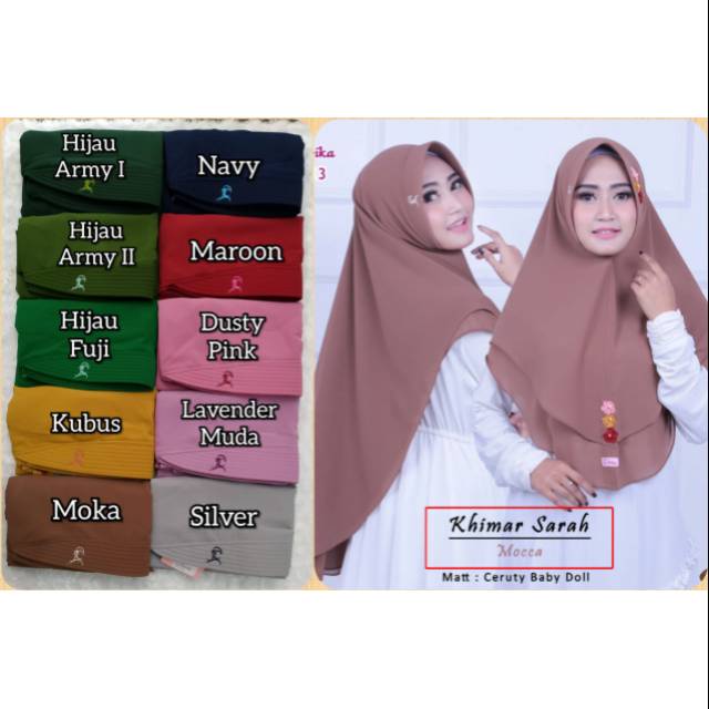 Sarah khimar by abika hijab