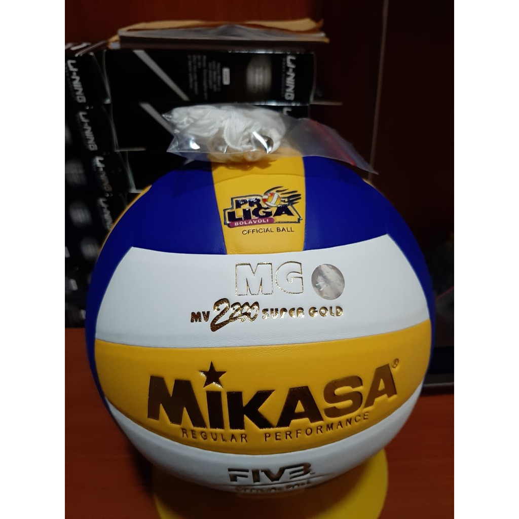 ( promo ) bola voli mikasa mv2200 supergold / bola voli mikasa / bola voli