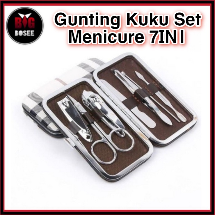 BB7 - Gunting Kuku Set Manicure 7 IN 1 Stainless Steel