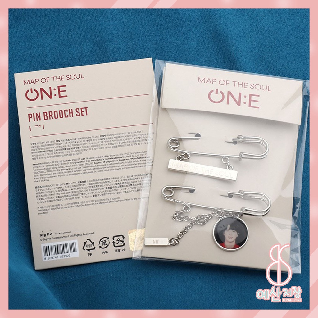 [BS] BISA COD Peniti Bros Pin Brooch Bag Tas Set BTS Map Of The Soul ON:E BT21 KPOP - KP712