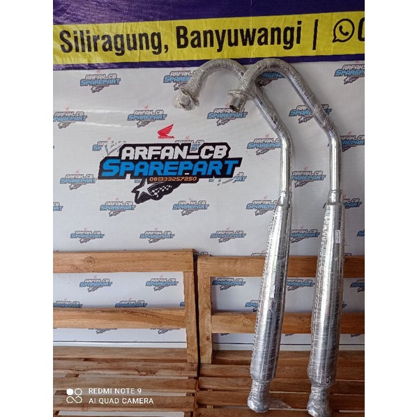 Knalpot Corbi bedel kalem Leher Standart