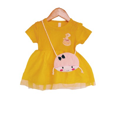 HappyOliver DRESS MEIMEI BAGS EBV Baju Dress Anak Perempuan Import 6 bulan - 3 tahun/Dress Bayi Perempuan/Gaun Bayi Perempuan/Dress Pesta/Dress Bayi