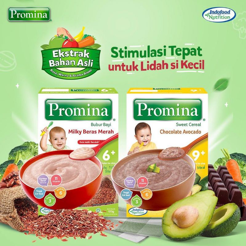 PROMINA BUBUR BAYI 6+ DAN 8+ BULAN - MAKANAN PENDAMPING ASI